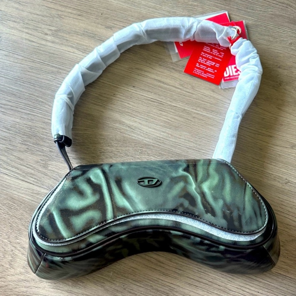 Diesel Play zebra-print crossbody bag